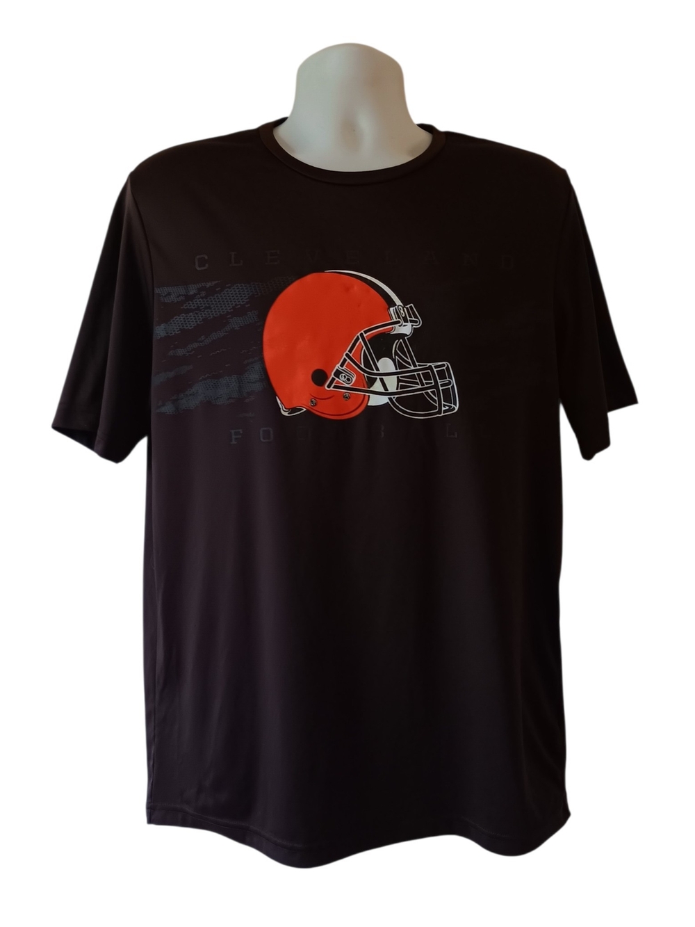 NFL Cleveland Browns men's brown short-sleeve activewear t-shirt size L